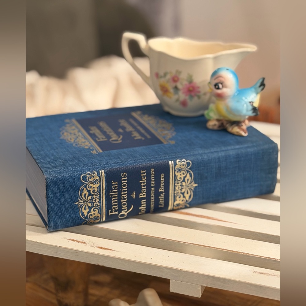 1968 John Bartlett Familiar Quotations Book. 14th Edition | Hardback | Timeless